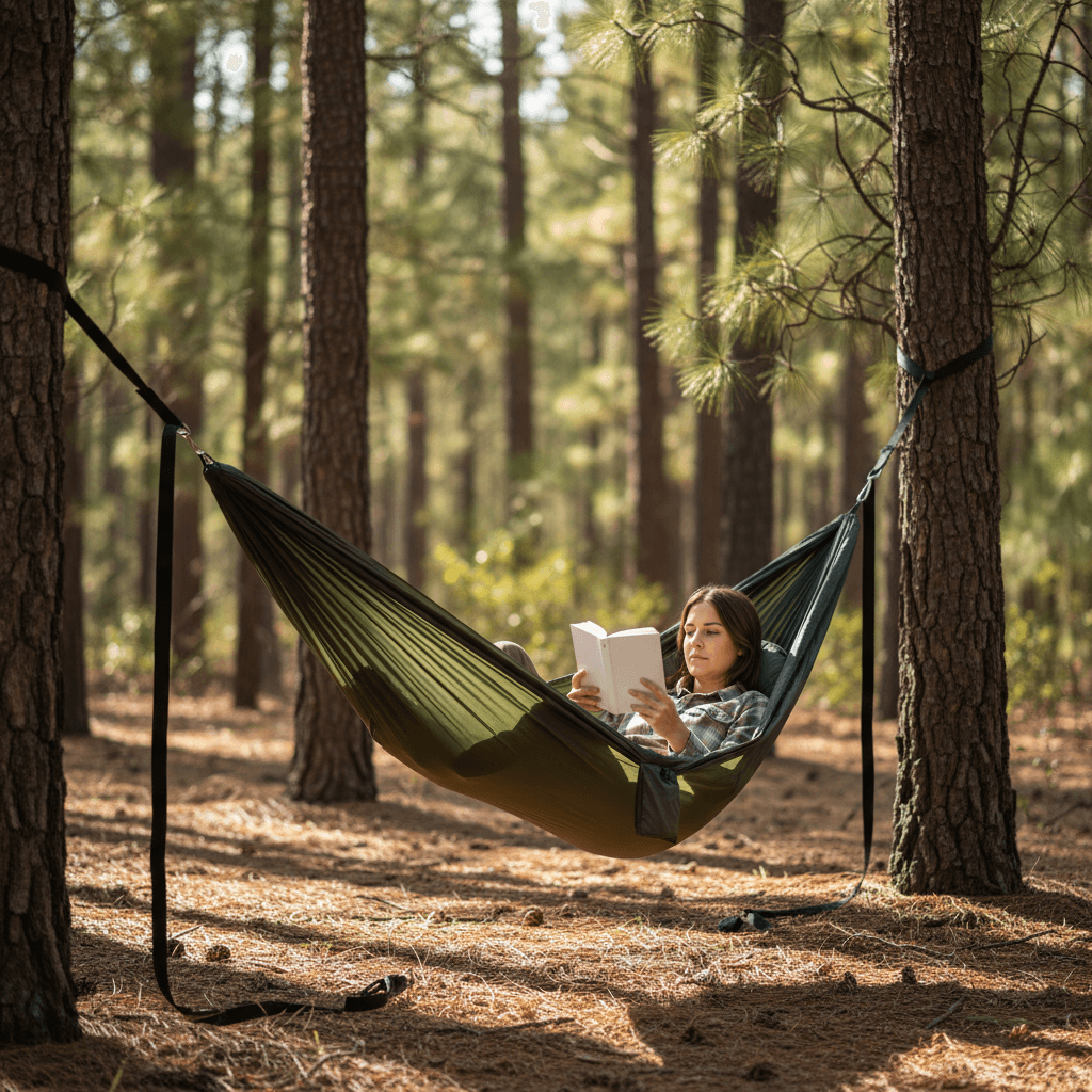 Eno DoubleNest Hammock with Atlas Straps