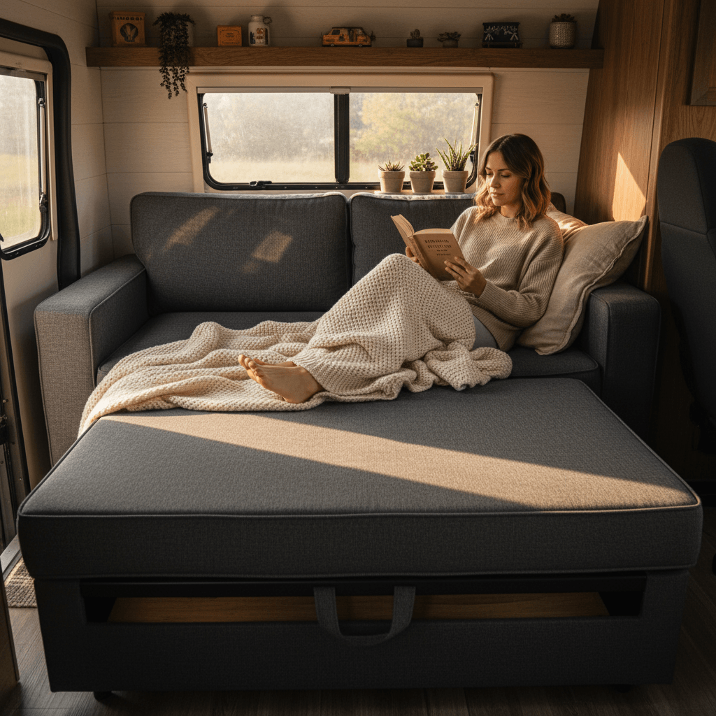 RecPro Charles Collection RV Sofa Bed