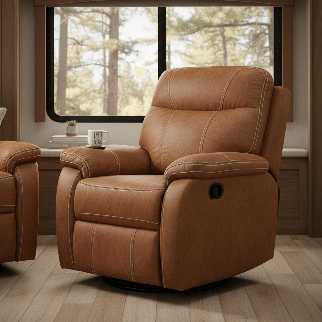 Thomas Payne RV Swivel Glide Recliner - Vinyl, Altoona